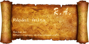 Répási Anita névjegykártya